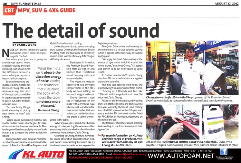 CBT article by KLAUTO 12.08.2012